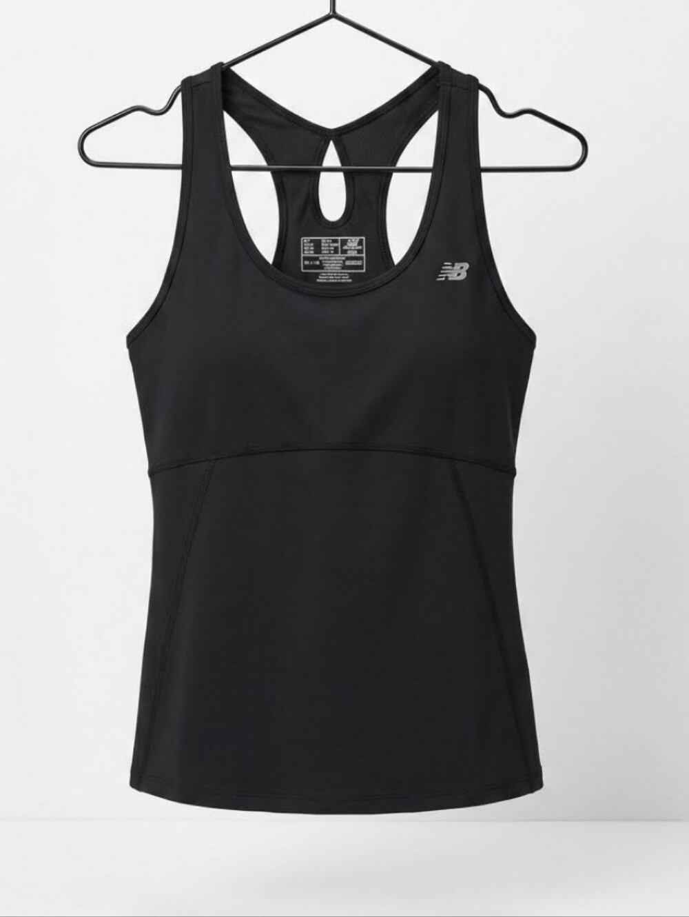 New Balance Black Performance Racerback Tank Top Sz L
